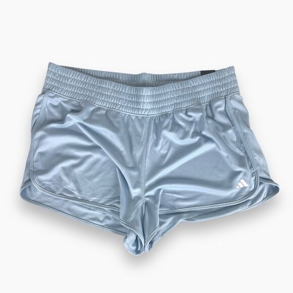 NWT Adidas Pacer Shorts Aeroready High Rise Shorts - Picture 2 of 5